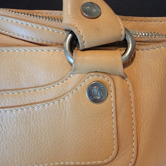 Authentic Celine Boogie Camel Leather Handbag - Picture 3 of 13